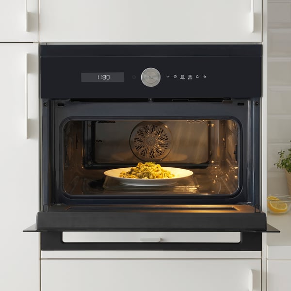 FINSMAKARE Combined microwave thermooventilate - black ,