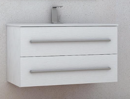 CABINET FIORANO 100 WHITE ASH