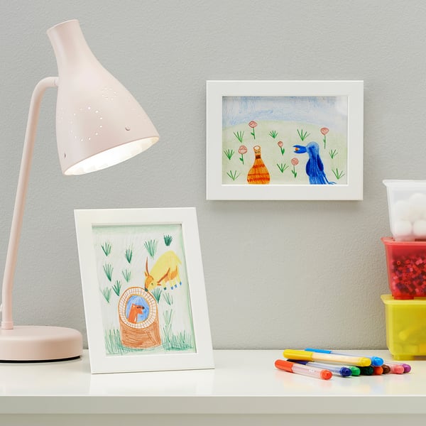 FISKBO frame, white, 13x18 cm