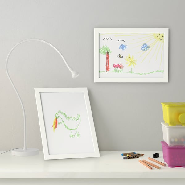 FISKBO frame, white, 21x30 cm