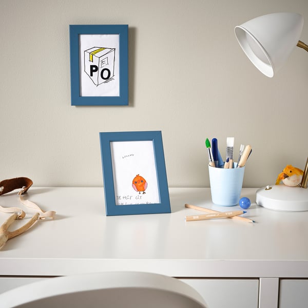 FISKBO - FISKBO Frame, dark grey-blue, 10x15 cm
