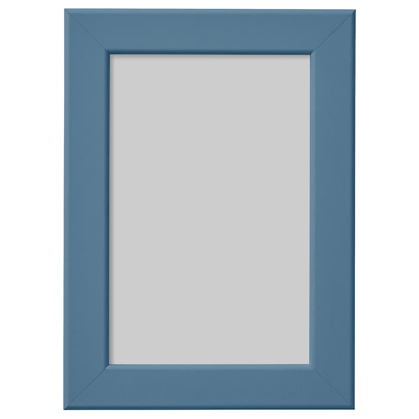 FISKBO - Frame, dark grey-blue, 10x15 cm