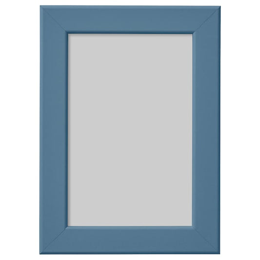 FISKBO - Frame, dark grey-blue, 10x15 cm