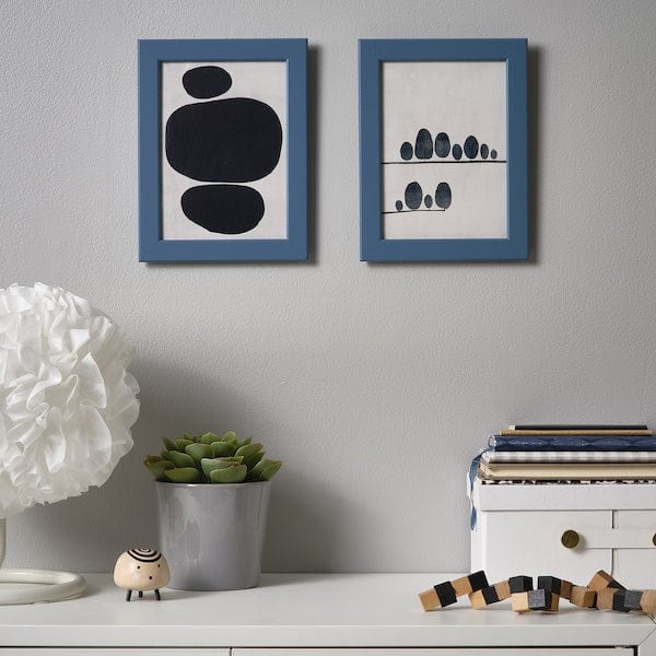 Ikea FISKBO - Frame, dark grey-blue, 13x18 cm