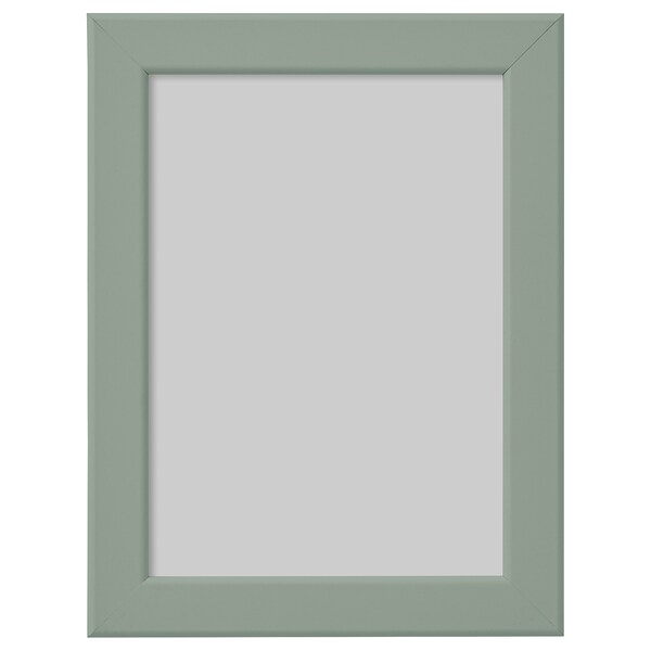 FISKBO - Frame, light grey-green, 13x18 cm