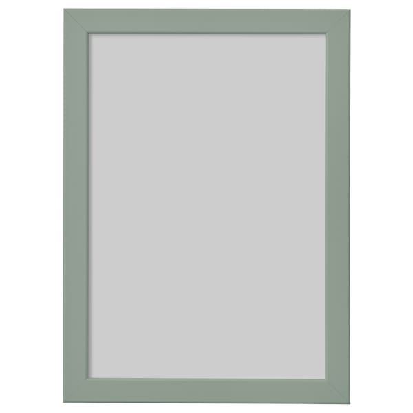 Ikea FISKBO - Frame, light grey-green, 21x30 cm