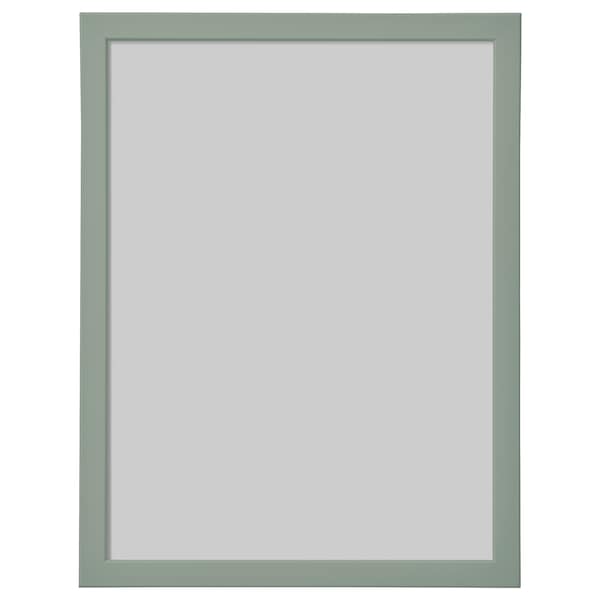 FISKBO - Frame, light grey-green, 30x40 cm