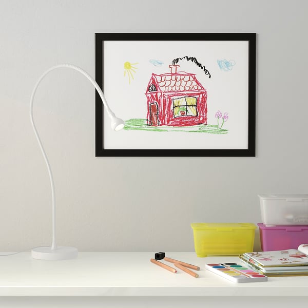 FISKBO frame, black, 30x40 cm