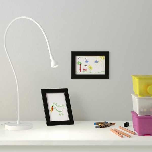 FISKBO frame, black, 10x15 cm