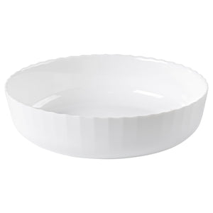 FISKTÄRNA oven dish, white, 26 cm