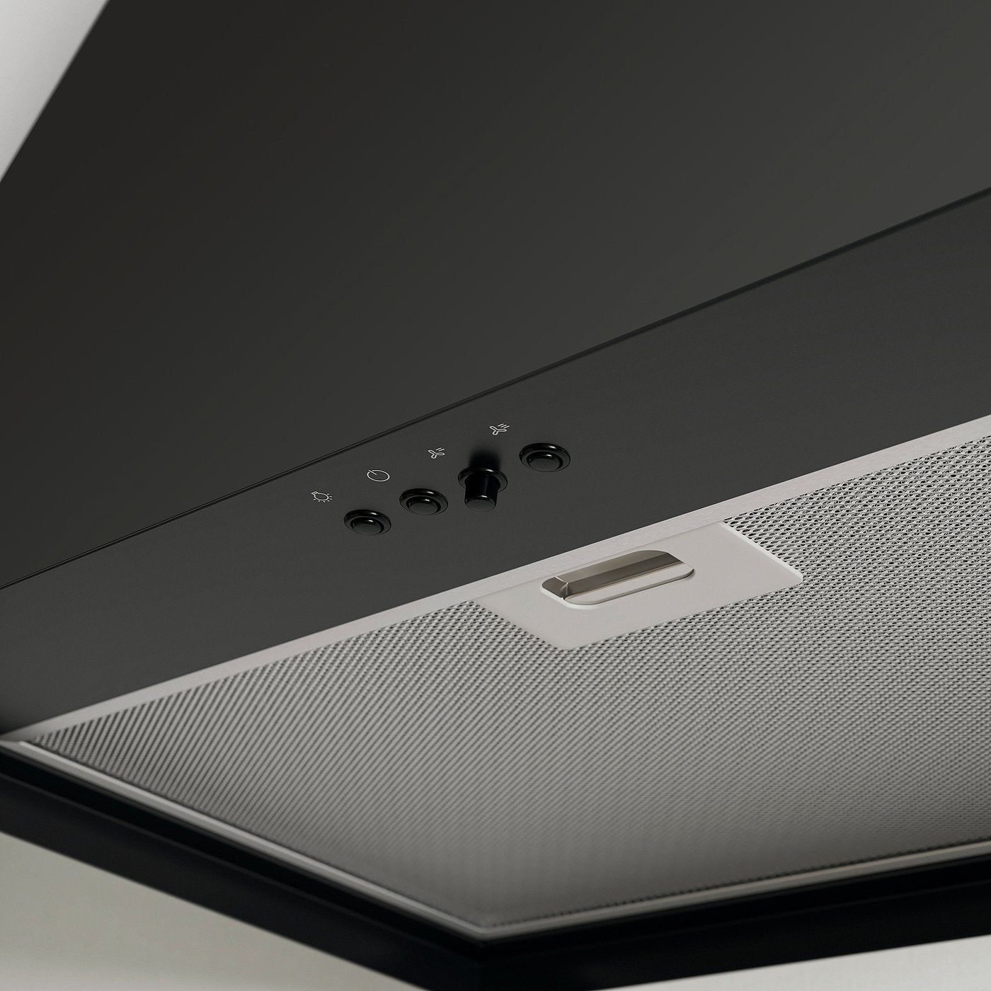 FIVELSBO wall mounted extractor hood, IKEA 300 black, 1.2 mx56.0 cm