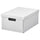 FJÄDERHARV - Box with lid, white, 25x35x16 cm - Height: 16 cmLength: 35 cmWidth: 25 cm