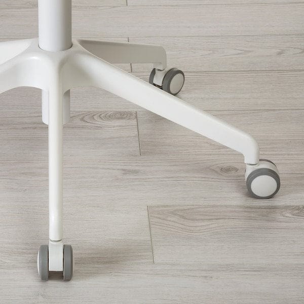 Ikea FJÄLLBERGET Wheelchair with wheels - veneered white mord oak/Gunnared beige ,