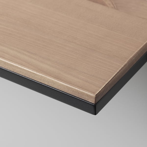 FJÄLLBO wall shelf, black, 101x20 cm