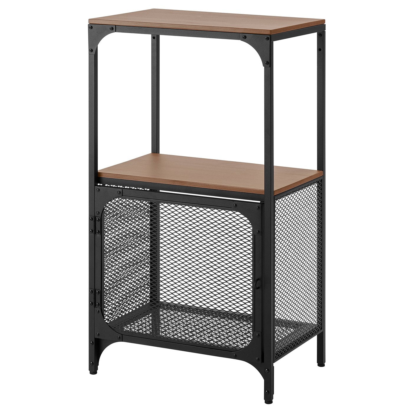 FJÄLLBO shelving unit, black, 51x95 cm