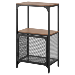 FJÄLLBO shelving unit, black, 51x95 cm