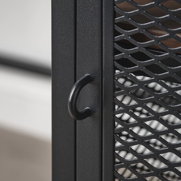 FJÄLLBO desk, black, 140x70 cm