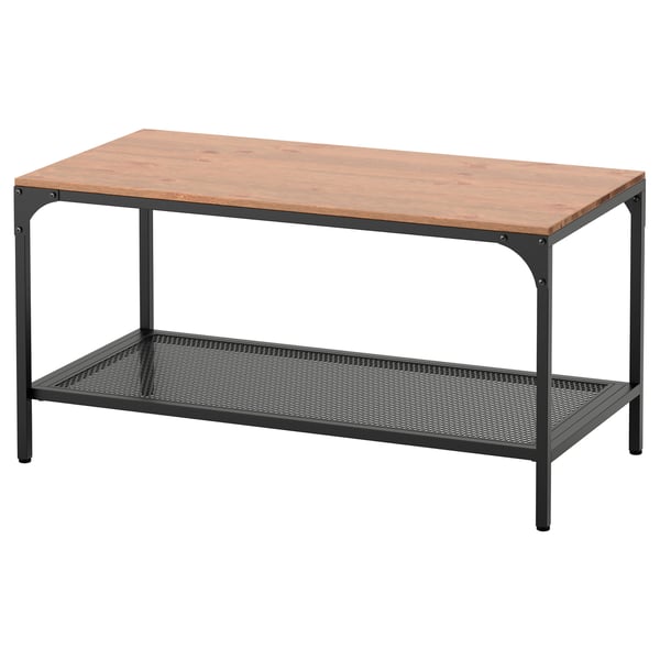 FJÄLLBO coffee table, black, 90x46 cm