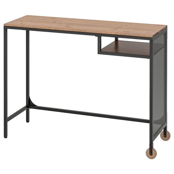 FJÄLLBO - Laptop table, black, 100x36 cm