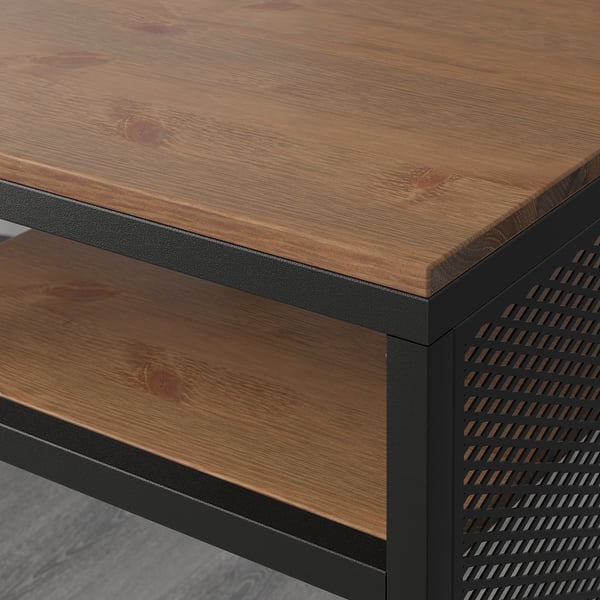 FJÄLLBO - Laptop table, black, 100x36 cm