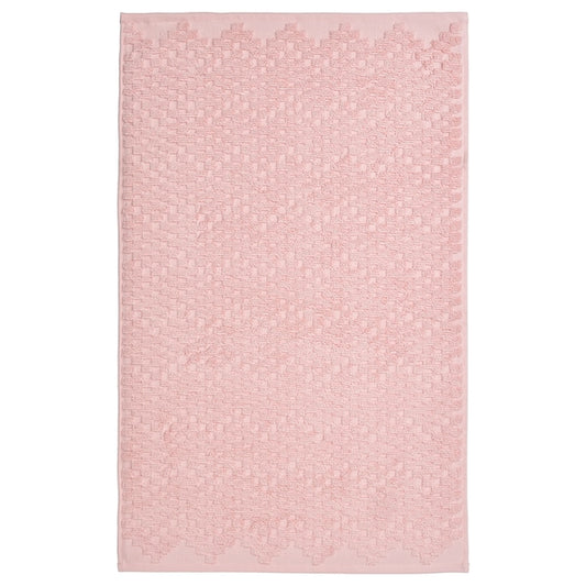 FJÄLLKATTFOT - Bath mat, pale pink, 50x80 cm