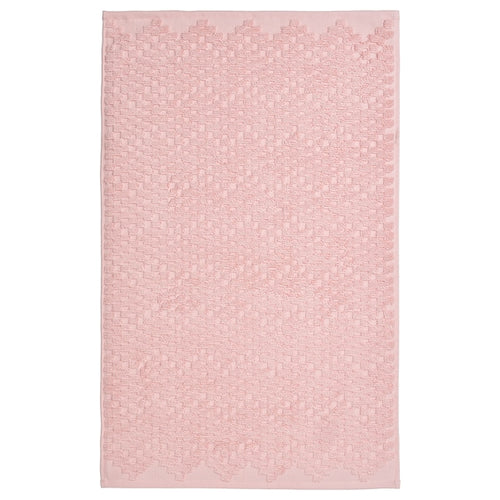 FJÄLLKATTFOT - Bath mat, pale pink, 50x80 cm