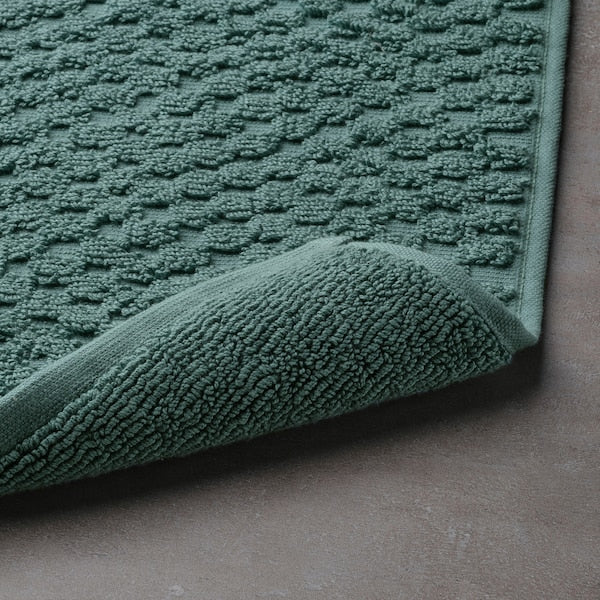 FJÄLLKATTFOT - Bath mat, turquoise, 50x80 cm