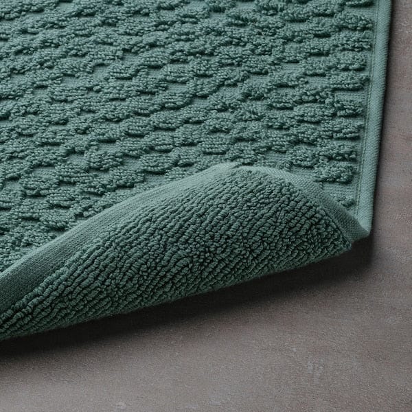 Ikea FJÄLLKATTFOT - Bath mat, turquoise, 50x80 cm