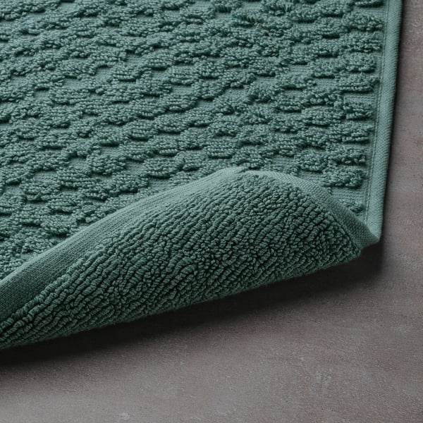 FJÄLLKATTFOT - FJÄLLKATTFOT Bath mat, turquoise, 50x80 cm