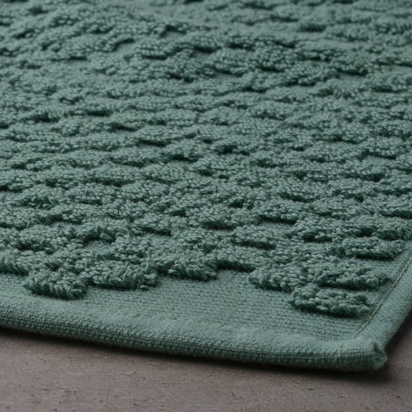 FJÄLLKATTFOT - FJÄLLKATTFOT Bath mat, turquoise, 50x80 cm
