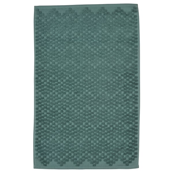 FJÄLLKATTFOT bath mat, turquoise, 50x80 cm