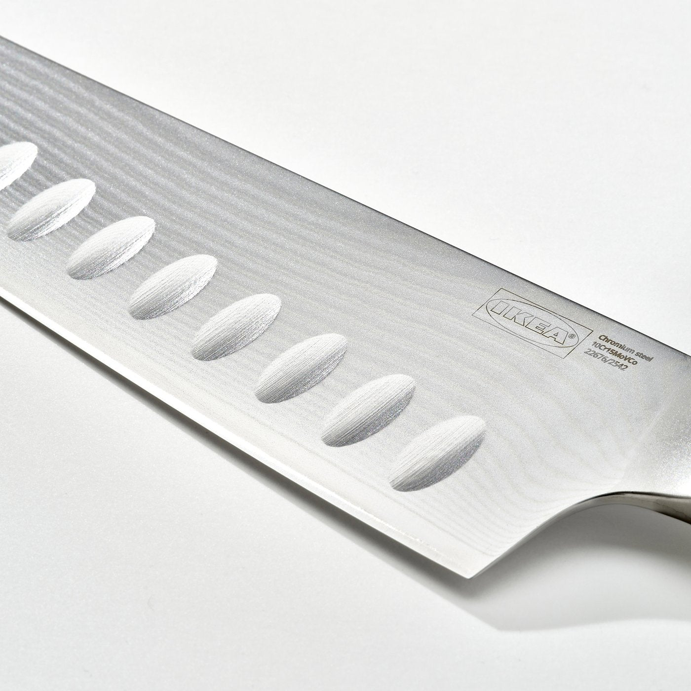 FJÄLLRÖDING santoku knife, damascus steel/black, 16 cm