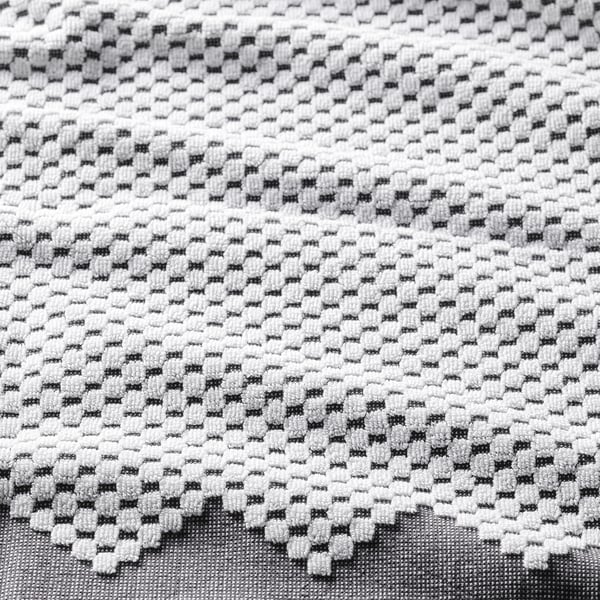 FJÄLLSTARR - FJÄLLSTARR Bath towel, white/grey, 70x140 cm