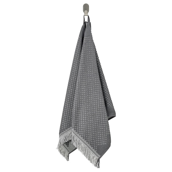 FJÄLLSTARR - Towel, dark grey,50x100 cm