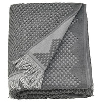 FJÄLLSTARR - Bath towel, dark grey,100x150 cm