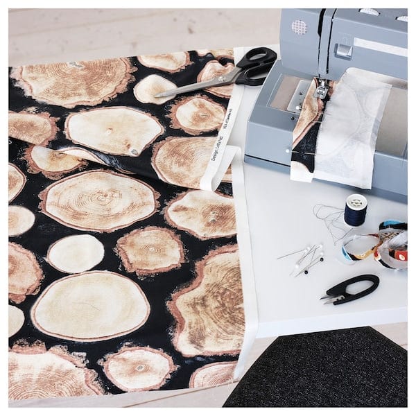 Ikea FJÄLLTÄTÖRT - Pre-cut fabric, brown, 150x300 cm