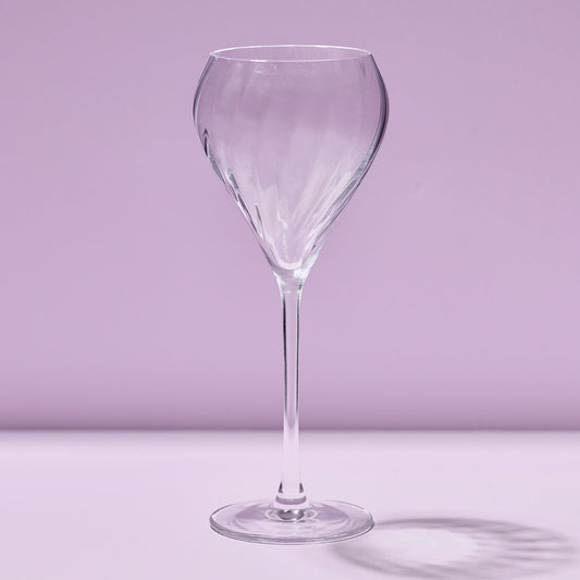 FJÄLLUGGLA champagne glass, clear glass, 23 cl, 4 pack