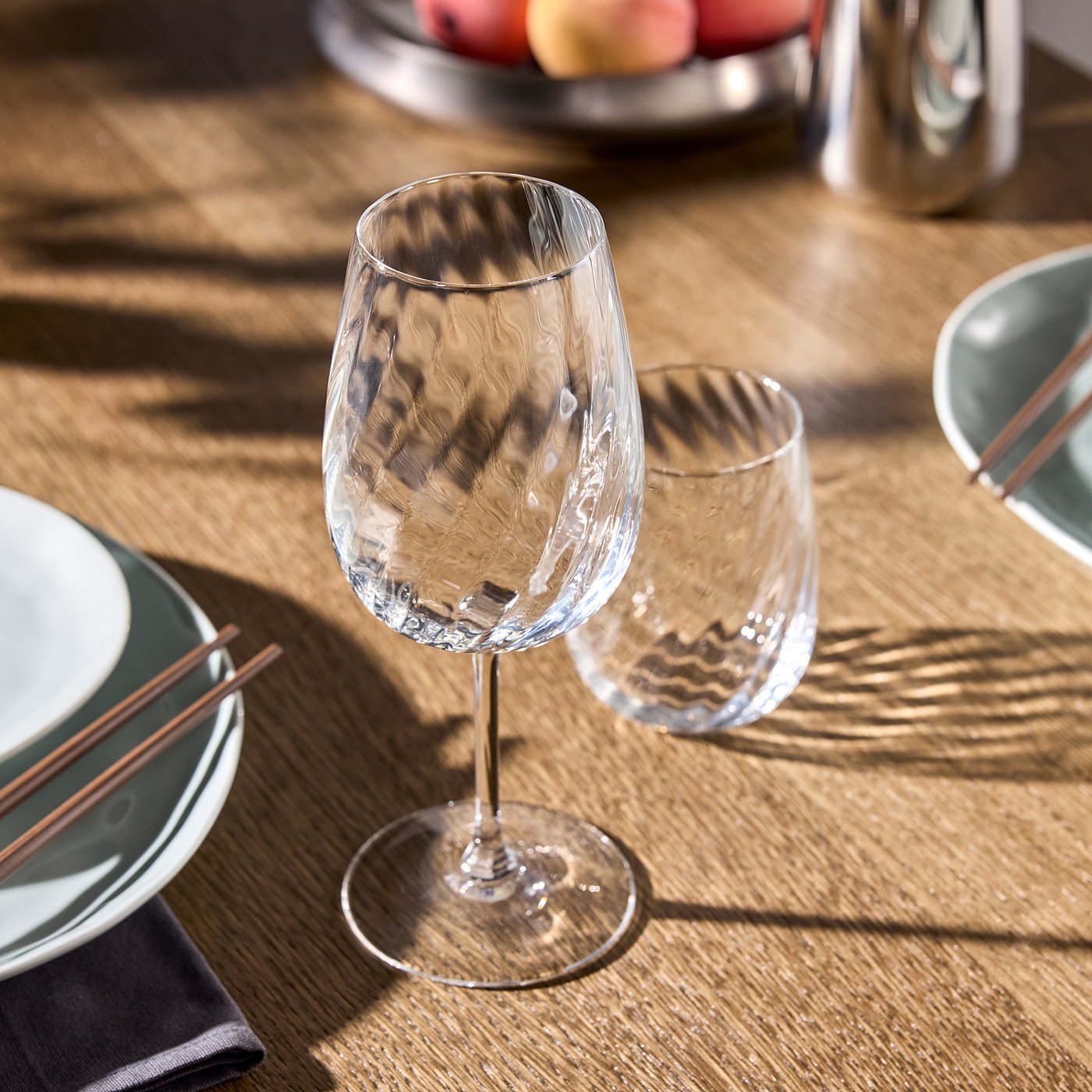 FJÄLLUGGLA wine glass, clear glass, 49 cl, 4 pack