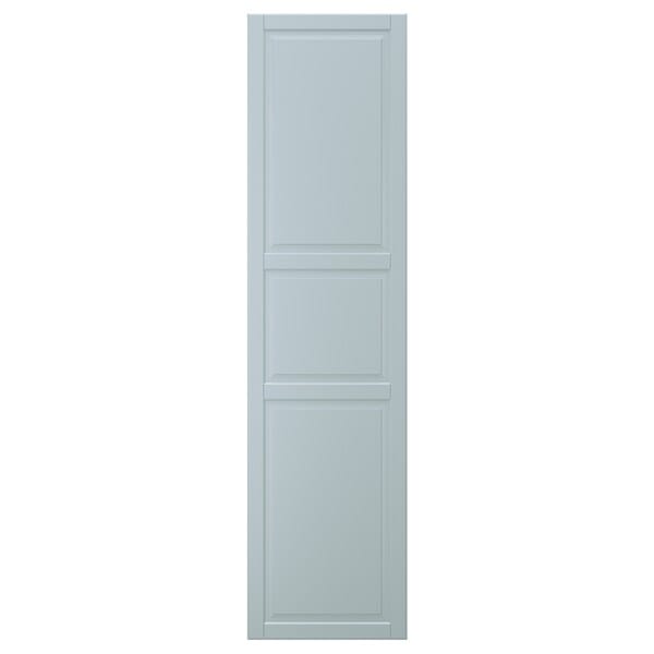 Ikea FJÄREHALS - Door with hinges, light grey-blue, 50x195 cm