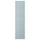 FJÄREHALS - Door with hinges, light grey-blue, 50x195 cm