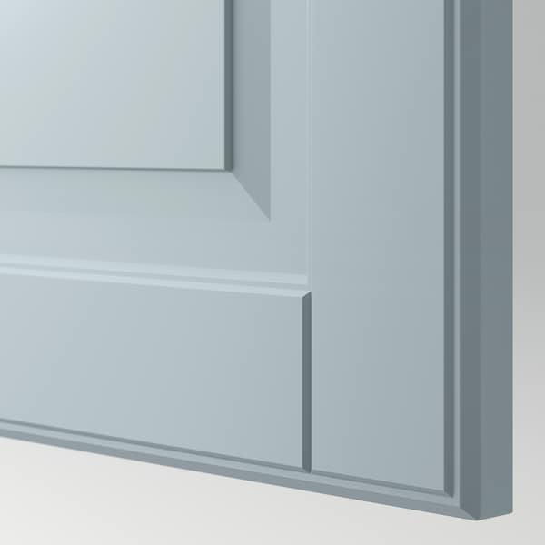 Ikea FJÄREHALS - Door with hinges, light grey-blue, 50x195 cm