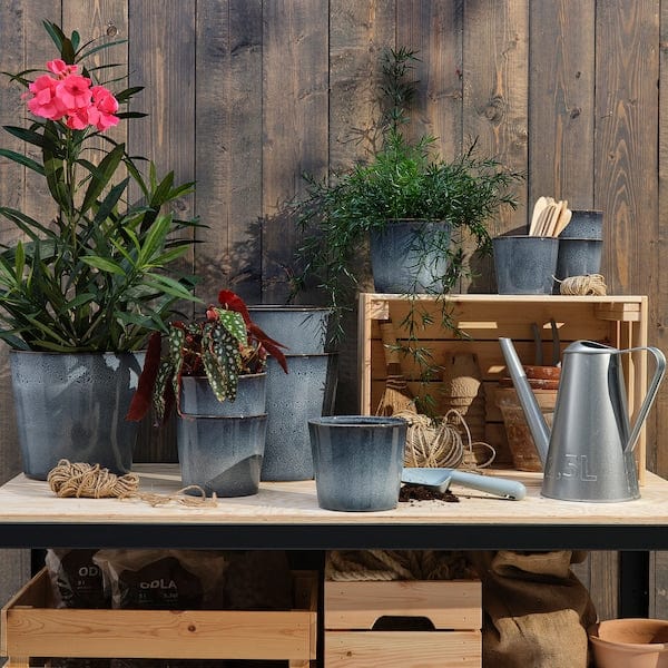 Ikea FJÄRILSBUSKE - Plant pot, in/outdoor/blue, 19 cm
