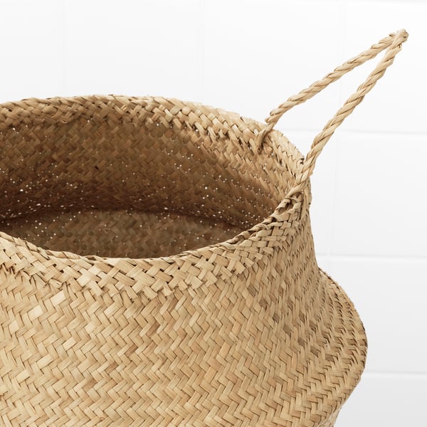 FLÅDIS - FLÅDIS Basket, seagrass, 25 cm
