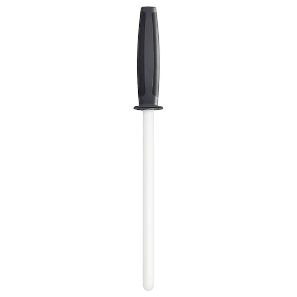 FLAKSA - Ceramic knife sharpener, dark grey,23 cm