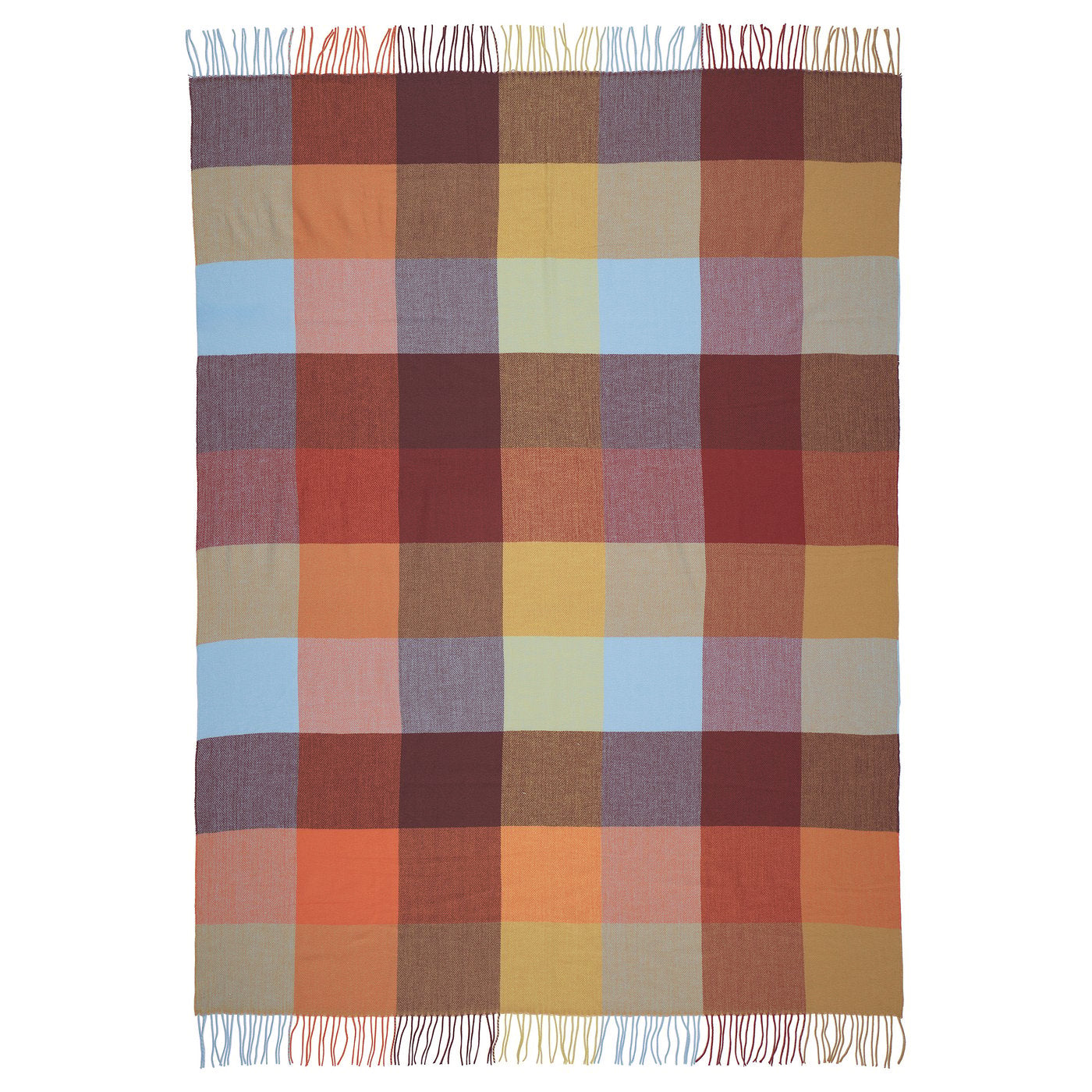 FLIKHAGTORN throw, multicolour, 120x160 cm