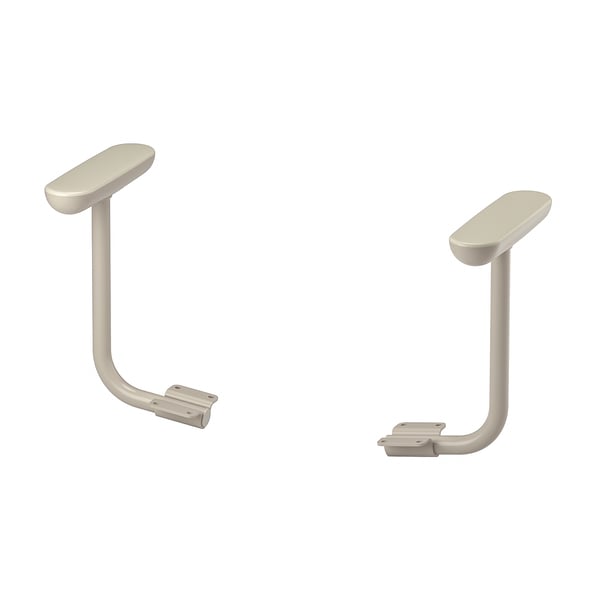 FLINTAN pair of armrests, beige, 7x31x23 cm