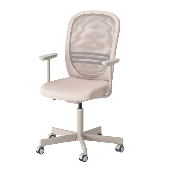 FLINTAN pair of armrests, beige, 7x31x23 cm