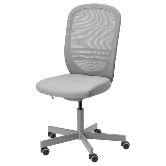 FLINTAN - Office chair, Diseröd grey