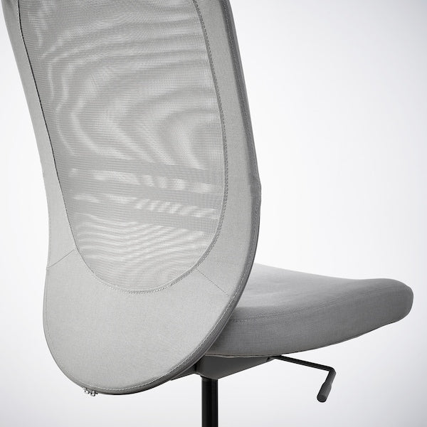 FLINTAN - Office chair, Diseröd grey