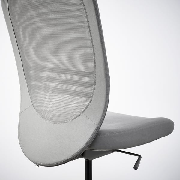 FLINTAN office chair, Diseröd grey, 46x114x71 cm